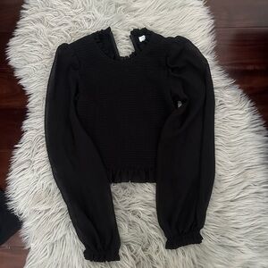 Wilfred Black Long Sleeve Top